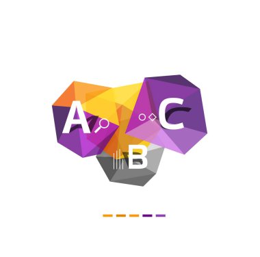 Düşük Poli infographics şablon mod