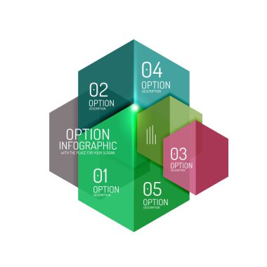 Infographic kağıt düzeni tasarım şablonları