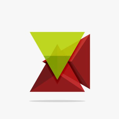 Boş üçgen düzeni iş şablonu