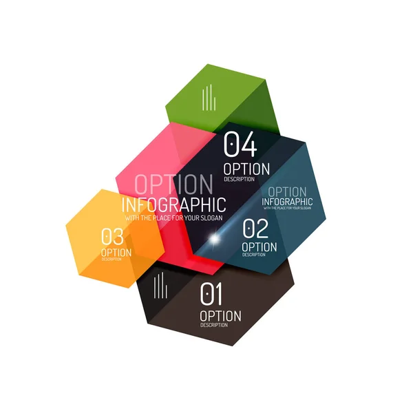 Πρότυπο σχεδίασης infographic επιχειρήσεων — Διανυσματικό Αρχείο
