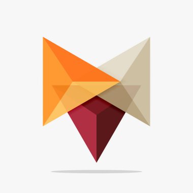 Boş üçgen düzeni iş şablonu