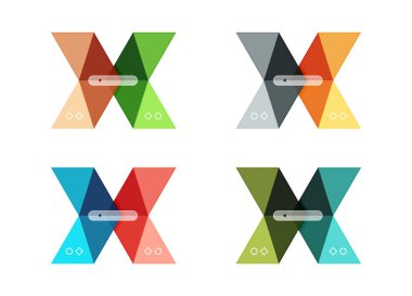 Vektör boş Infographic ok şablonları