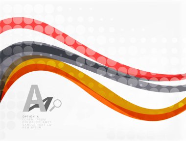 vektör soyut dalga satır arka plan