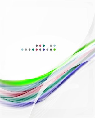 Vektör parlak dalga arka plan