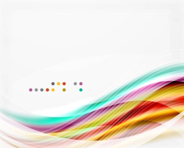 Modern yüksek teknoloji parlak cam dalga