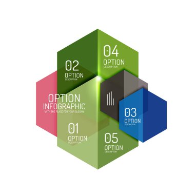 Infographic kağıt düzeni tasarım şablonları