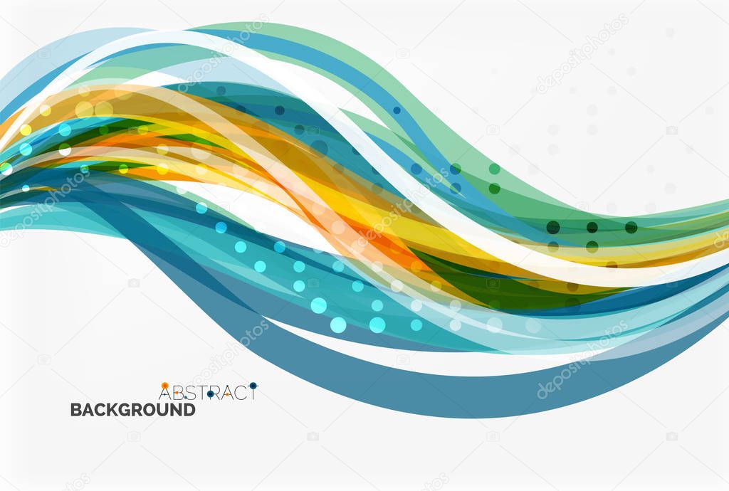 Flowing abstract background