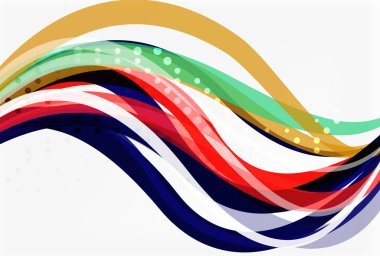 Vektör geometrik akan çizgileri arka plan soyut