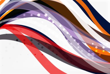 Vektör geometrik akan çizgileri arka plan soyut