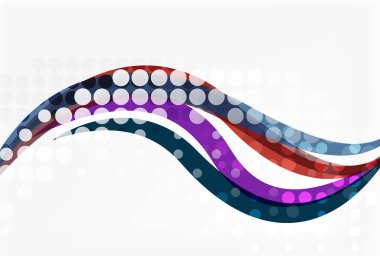 Vektör noktalı dalga şablonu