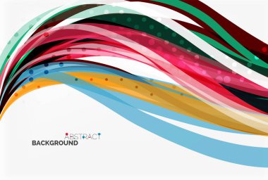 renkli dalga arka plan