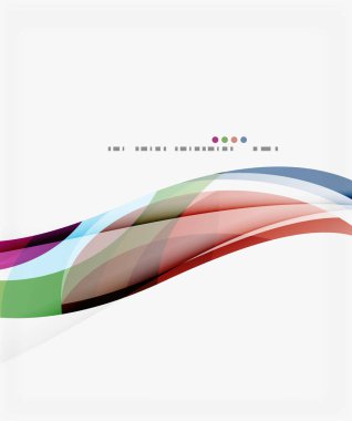 Modern yaratıcı eğri arka plan kopya alanı ile