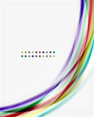 Beyaz renkli düzgün çizgi. Dalga arka plan