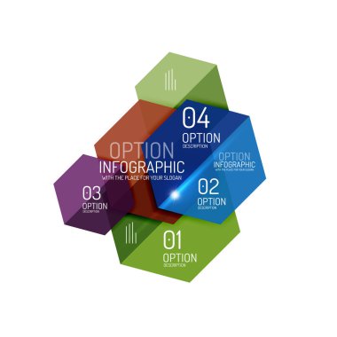 Vektör Infographic diyagramı şablonları