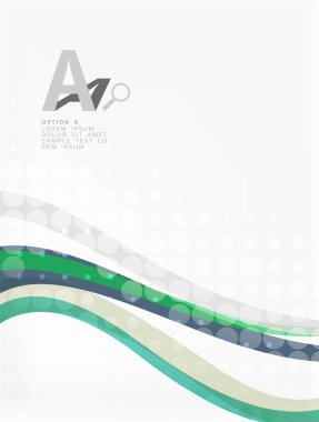 Noktalı eğri dalgalar vektör