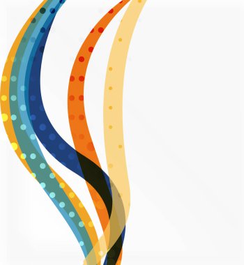 Noktalı eğri dalgalar vektör