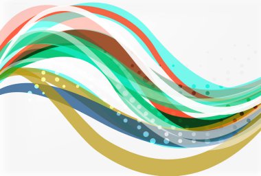 Renkli akan dalga arka plan