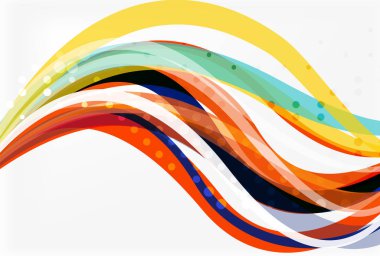 Renkli akan dalga arka plan