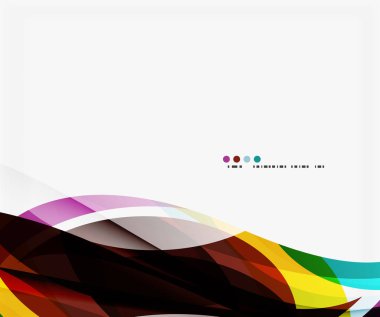 Vektör zarif dalga arka plan