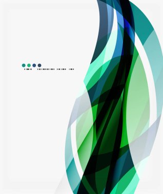 Vektör zarif dalga arka plan