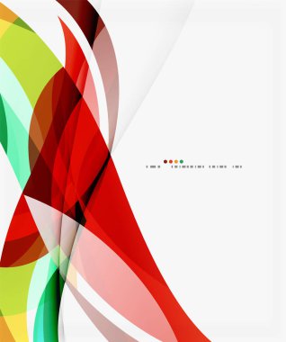 Vektör zarif dalga arka plan