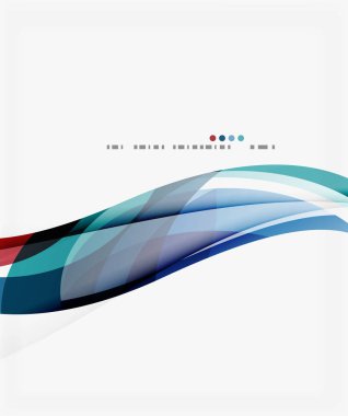 Modern yaratıcı eğri arka plan kopya alanı ile