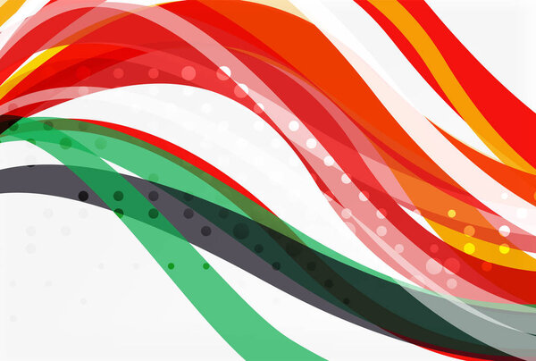 Flowing abstract background