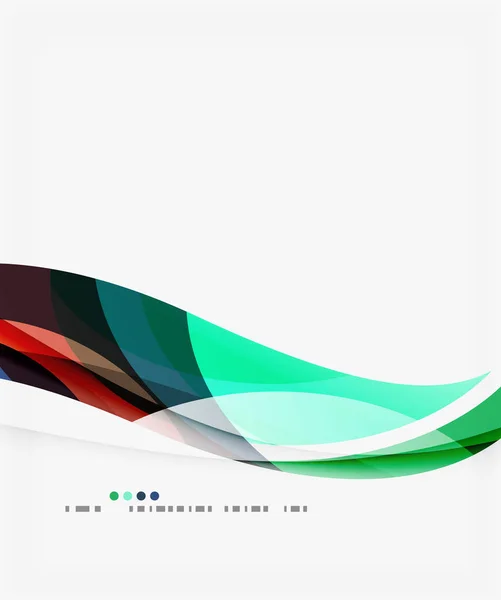 Moderner kreativer Kurvenhintergrund mit Kopierraum — Stockvektor
