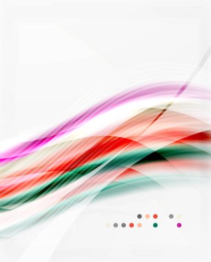 Vektör parlak dalga arka plan