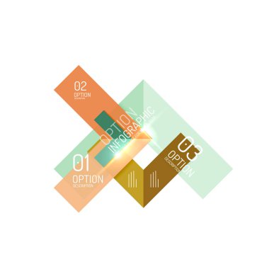 Arka plan, geometrik Infographic seçeneği şablonları