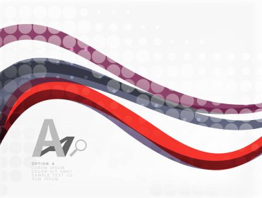 Noktalı eğri dalgalar vektör