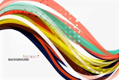 renkli dalga arka plan