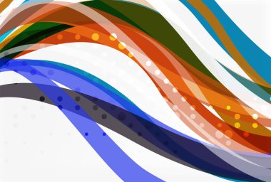 Renkli akan dalga arka plan