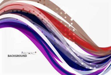 Vektör geometrik akan çizgileri arka plan soyut