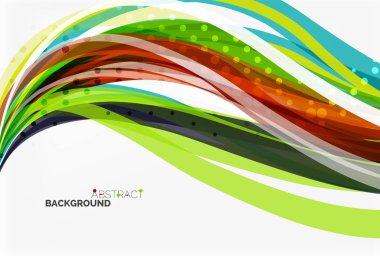 Vektör geometrik akan çizgileri arka plan soyut