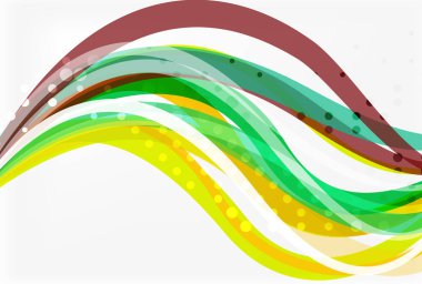 Vektör geometrik akan çizgileri arka plan soyut