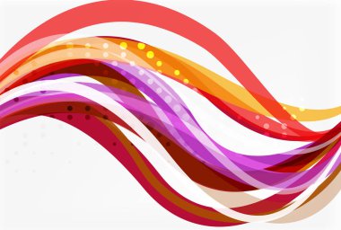 Vektör geometrik akan çizgileri arka plan soyut