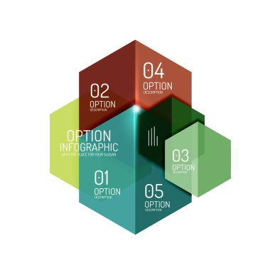 Infographic kağıt düzeni tasarım şablonları