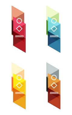 Boş üçgen Infographic arka planlar