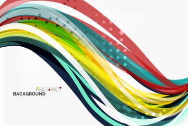 renkli dalga arka plan