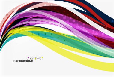 renkli dalga arka plan