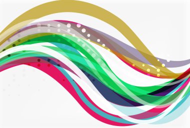 Renkli akan dalga arka plan