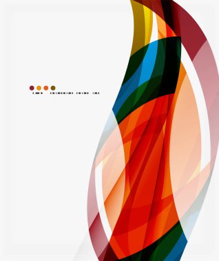 Vektör dalga ipek arka plan