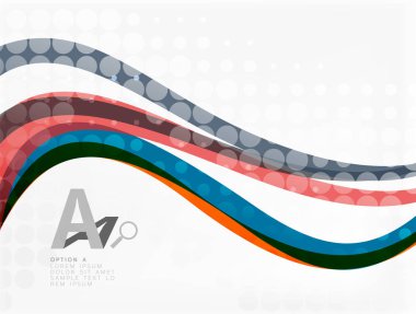 Vektör noktalı dalga şablonu