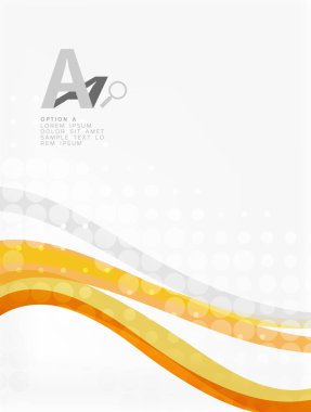 Vektör noktalı dalga şablonu