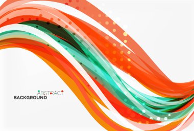 Vektör geometrik akan çizgileri arka plan soyut