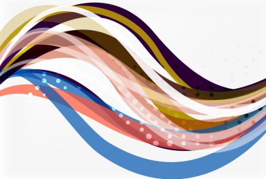 Vektör geometrik akan çizgileri arka plan soyut