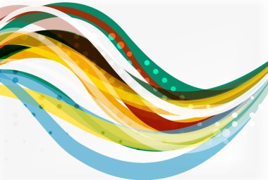 Vektör geometrik akan çizgileri arka plan soyut