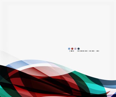 Vektör dalga ipek arka plan