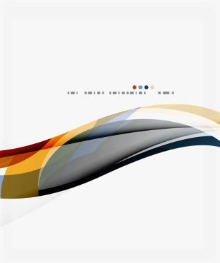 Vektör dalga ipek arka plan